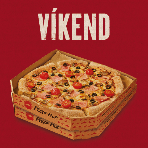 TAKE IT EASY Dvě střední za 399 Kč w PizzaHut